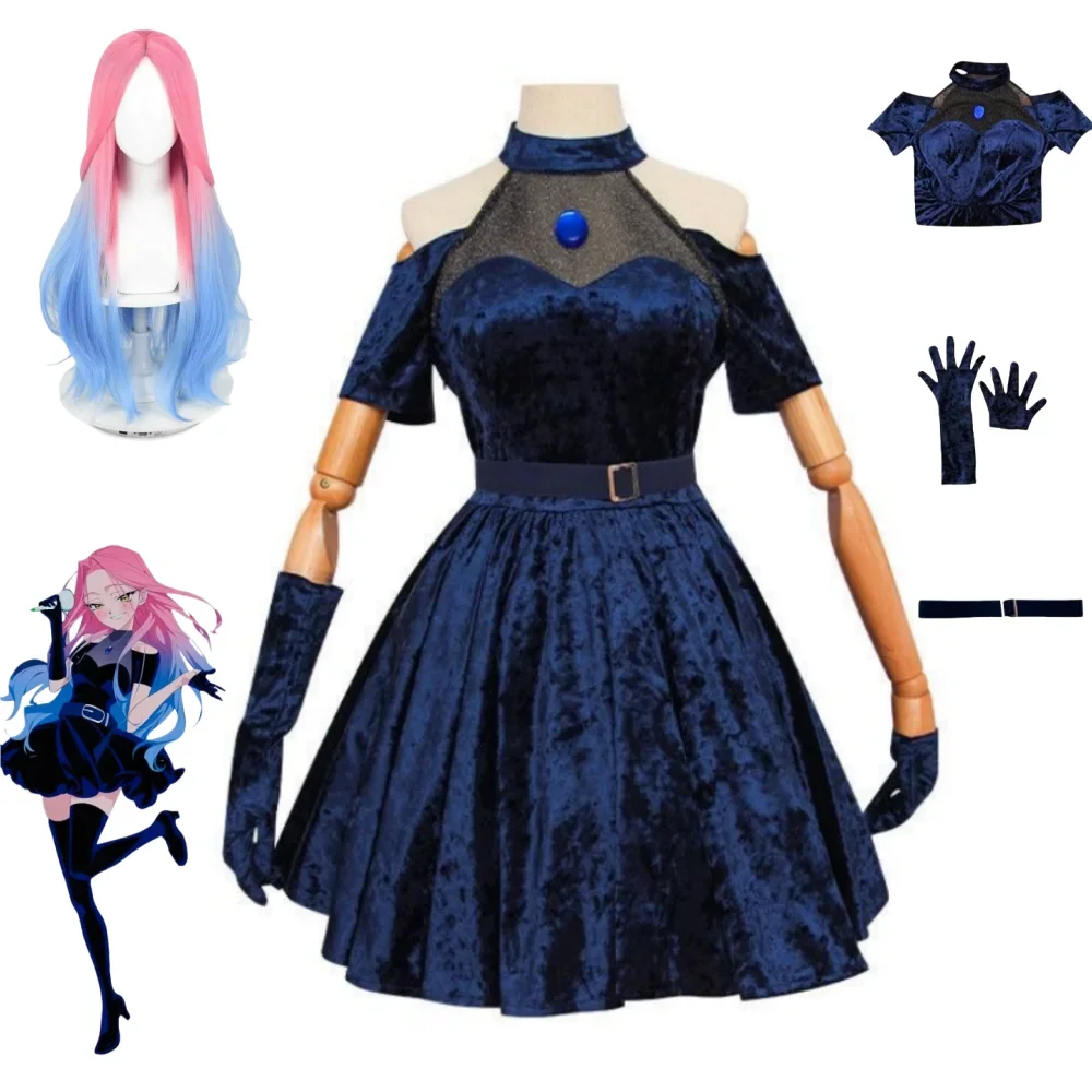 Anime Cosplay Blue Hair - Костюм для косплея Mizi 2026: Аниме-костюм