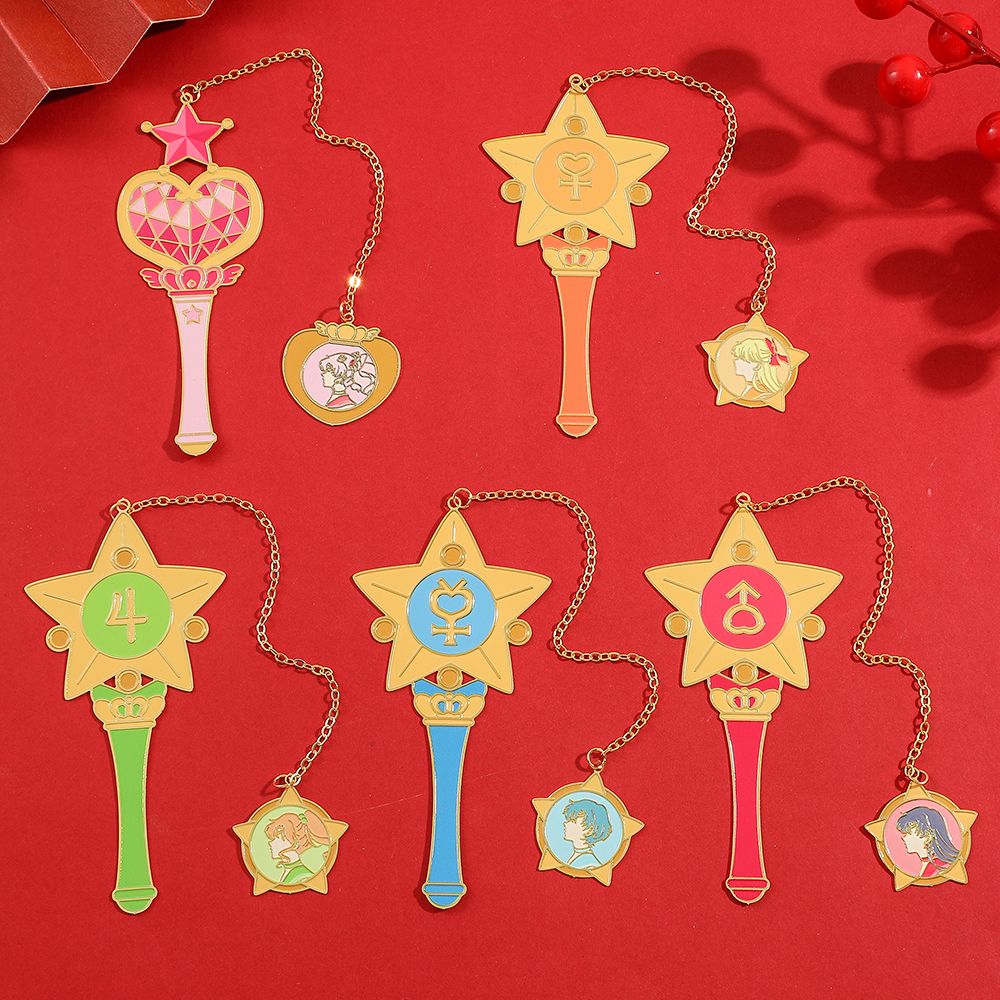 Sailor Moon Wand - Коллекция металлических закладок «Волшебная палочка Сейлор