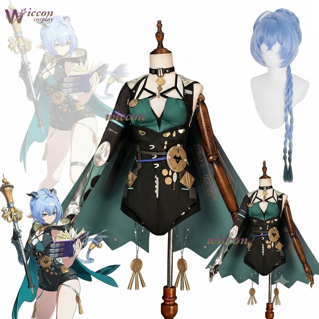 Anime Cosplay Blue Hair - Костюм для косплея Zenless Zone Zero