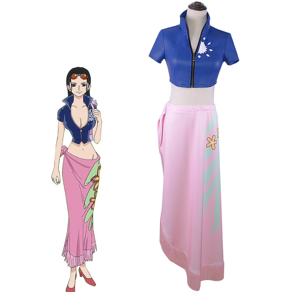 Anime Cosplay Nico Robin - Костюм для косплея Нико Робин из
