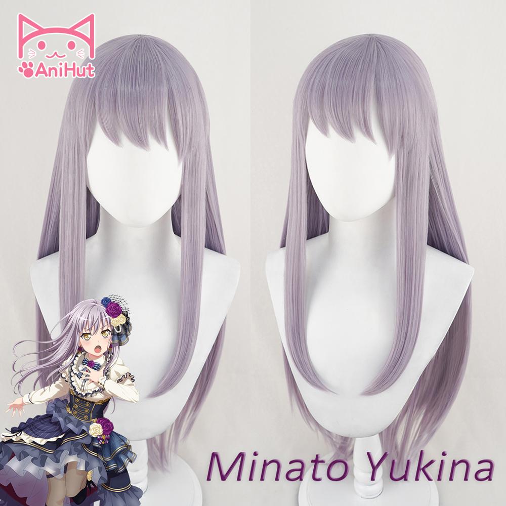 Cosplay Anime Yuki - [Anihut】minato Yukina Wig BanG Dream! Женский