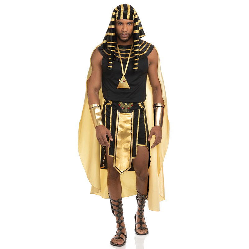 Egypt Cosplay Anime - Мужской комплект египетских костюмов, 7 шт.,