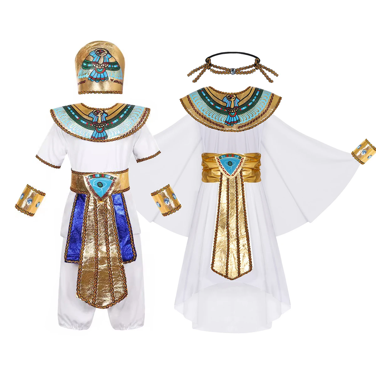 Egypt Cosplay Anime - Костюм египетского фараона Клеопатры для мальчиков