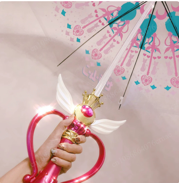 Sailor Moon Wand - Прозрачный зонт «Принцесса Сейлор Мун» с
