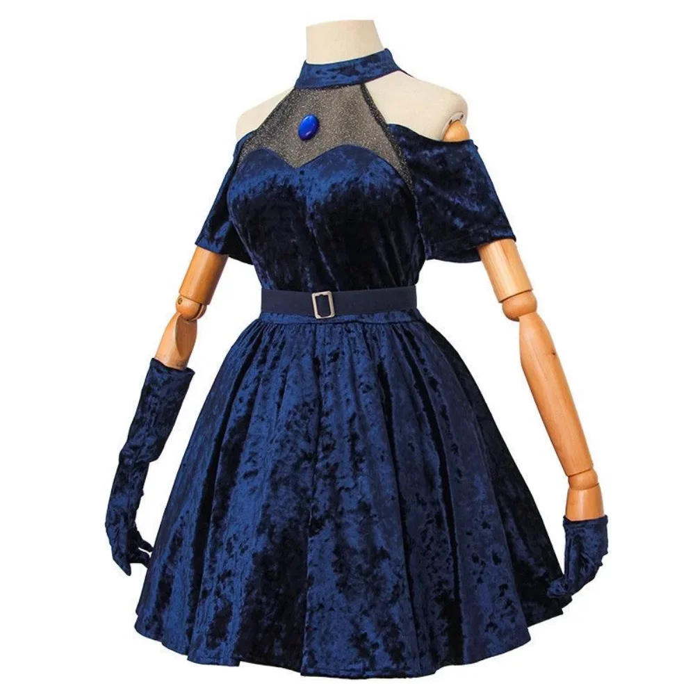 Костюм для косплея Mizi 2026:  – обзор и цена Anime Cosplay Blue Hair