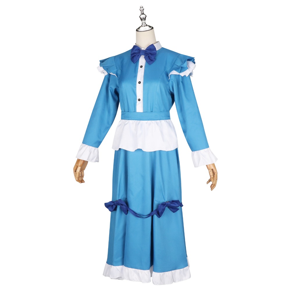Костюм для косплея Поппи Редхэ – обзор и цена Anime Cosplay Blue Hair