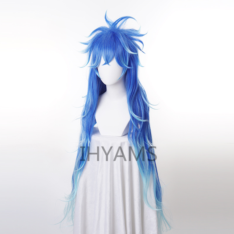 Idia Shroud Wig Косплей Hercul – обзор и цена Anime Cosplay Blue Hair