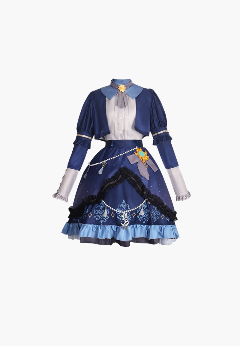 Красочное платье со звездами P – обзор и цена Anime Cosplay Girl Costume