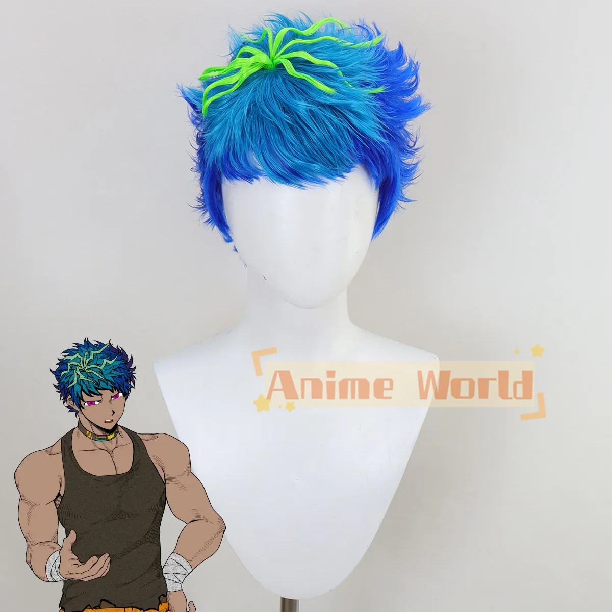 Your Turn To Die Naomichi Kuru – обзор и цена Anime Cosplay Blue Hair