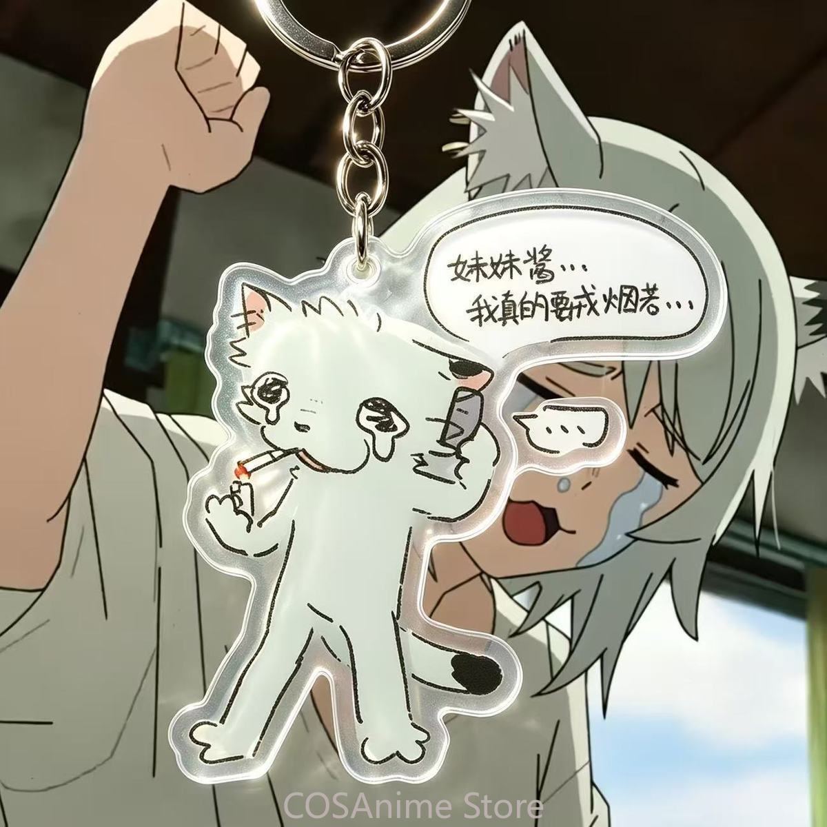 Брелок для ключей Yani Neko Ch – обзор и цена Anime Cosplay Manga