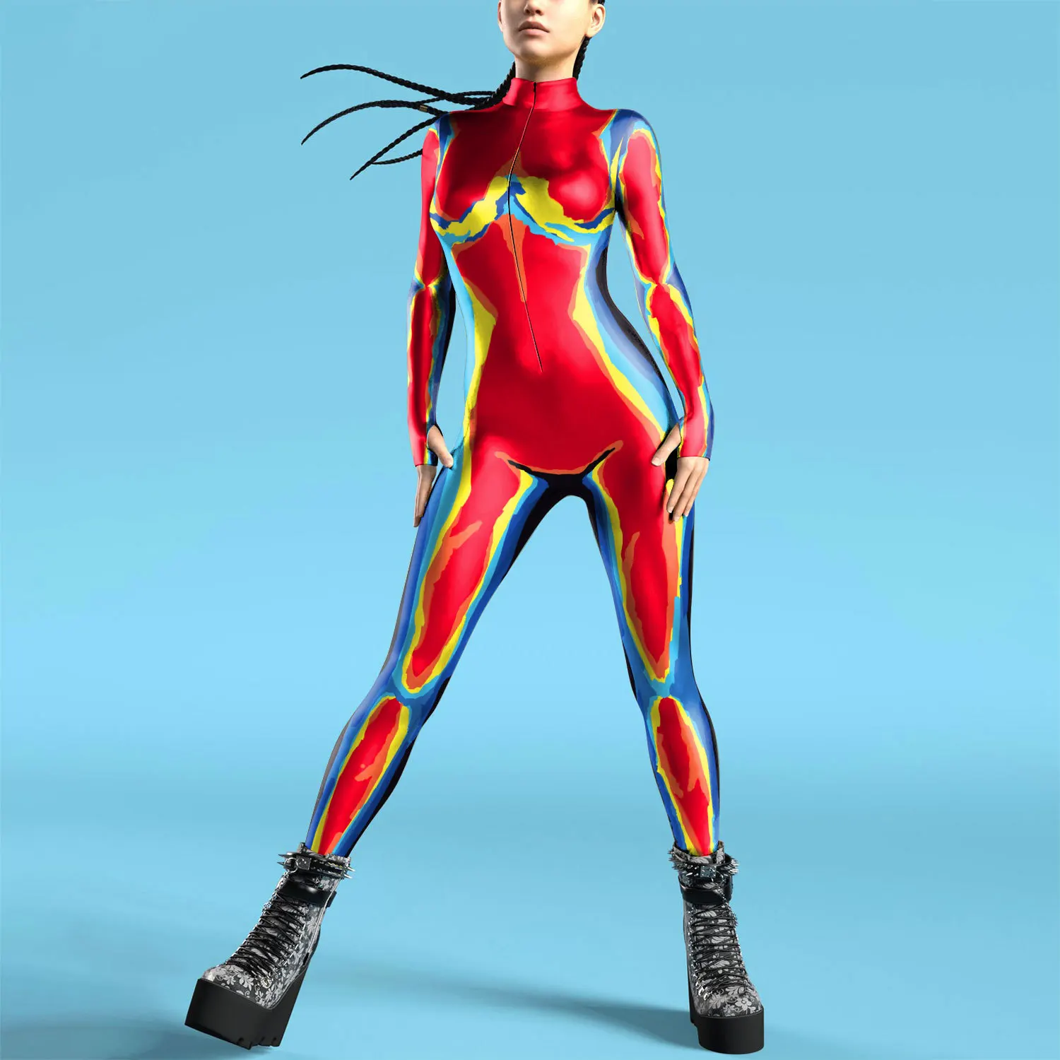 Женский костюм зентай с 3D при – обзор и цена Anime Cosplay Images