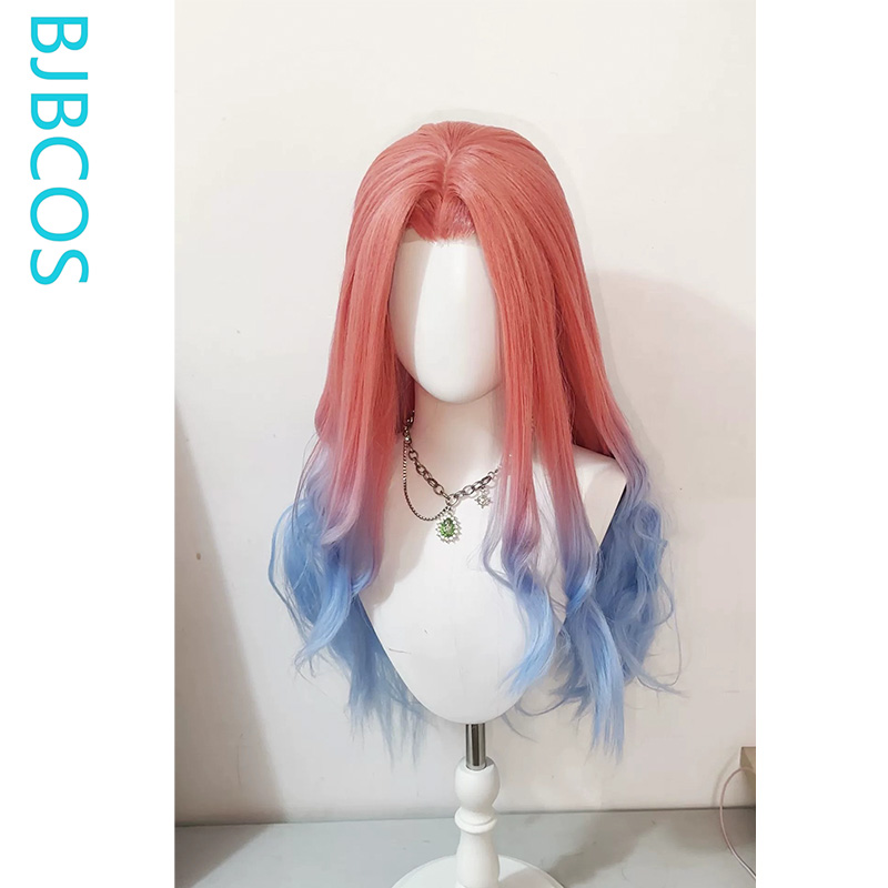 Уложенный парик ‌ Парик для ко – обзор и цена Anime Cosplay Blue Hair