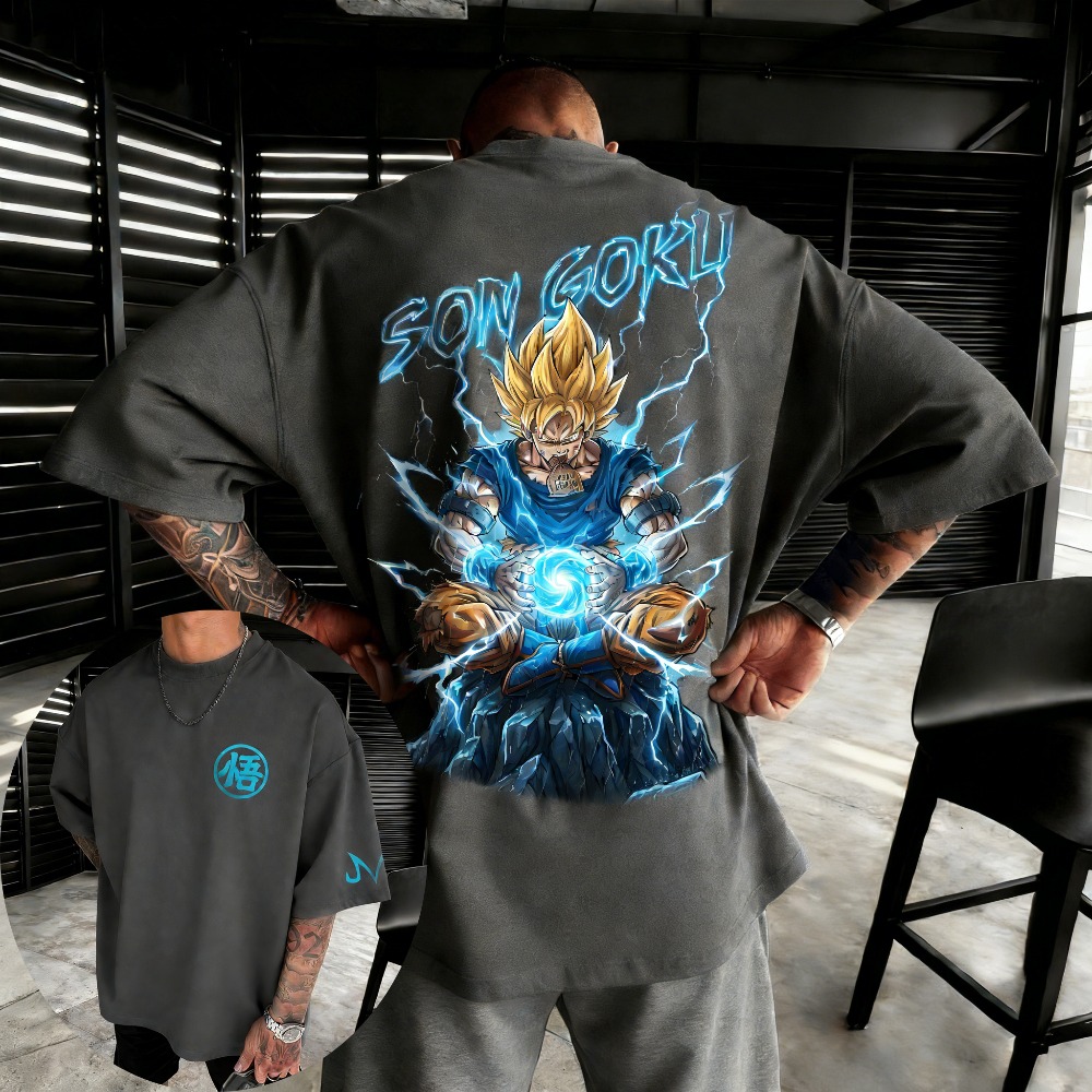 Футболка унисекс оверсайз из ч – обзор и цена Dragon Ball Saiyan Armor