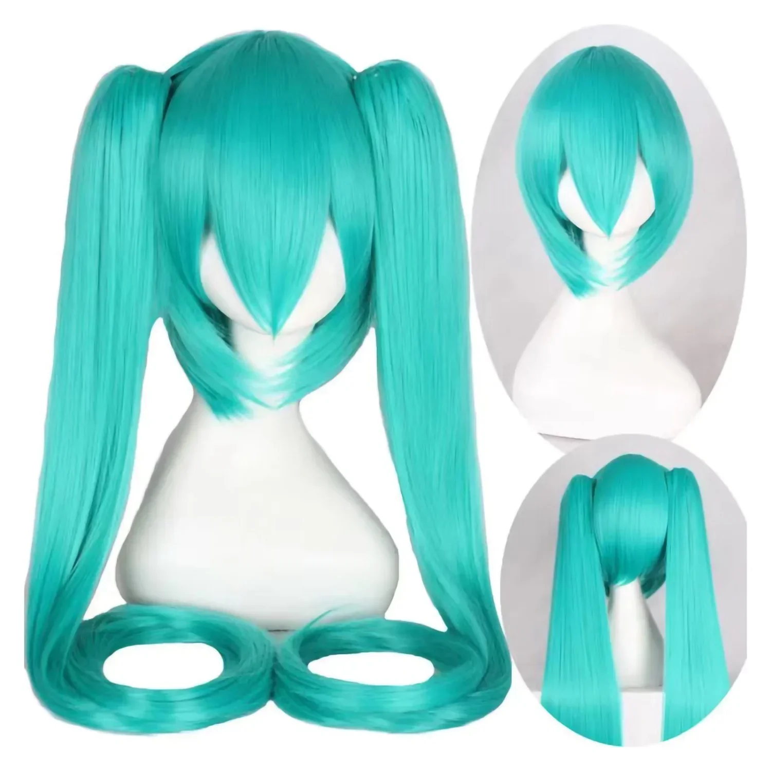 Парик для косплея Мику 2026, 1 – обзор и цена Anime Cosplay Blue Hair