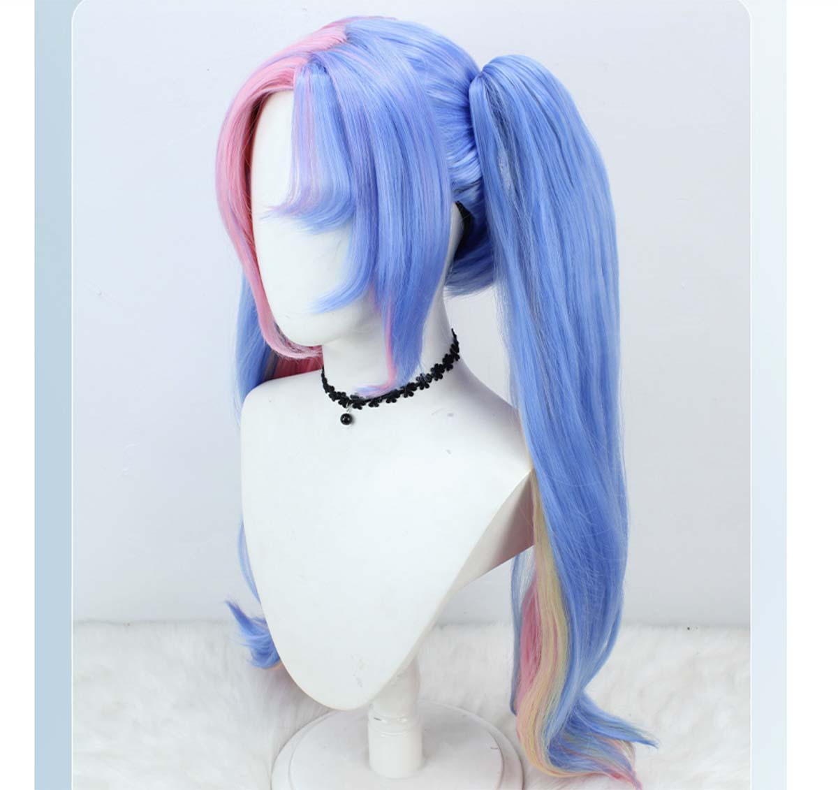 Парик для косплея Game Wutheri – обзор и цена Anime Cosplay Blue Hair