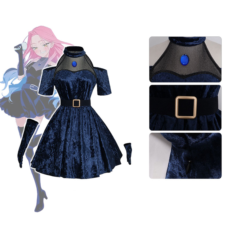Костюм для косплея Mizi: Аниме – обзор и цена Anime Cosplay Blue Hair
