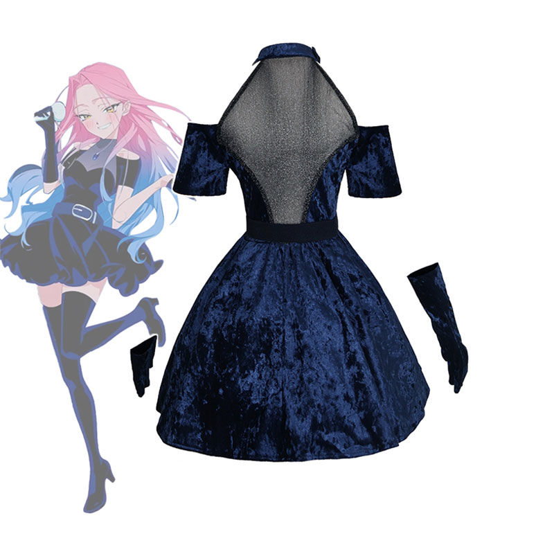 Костюм для косплея Mizi: Аниме – обзор и цена Anime Cosplay Blue Hair