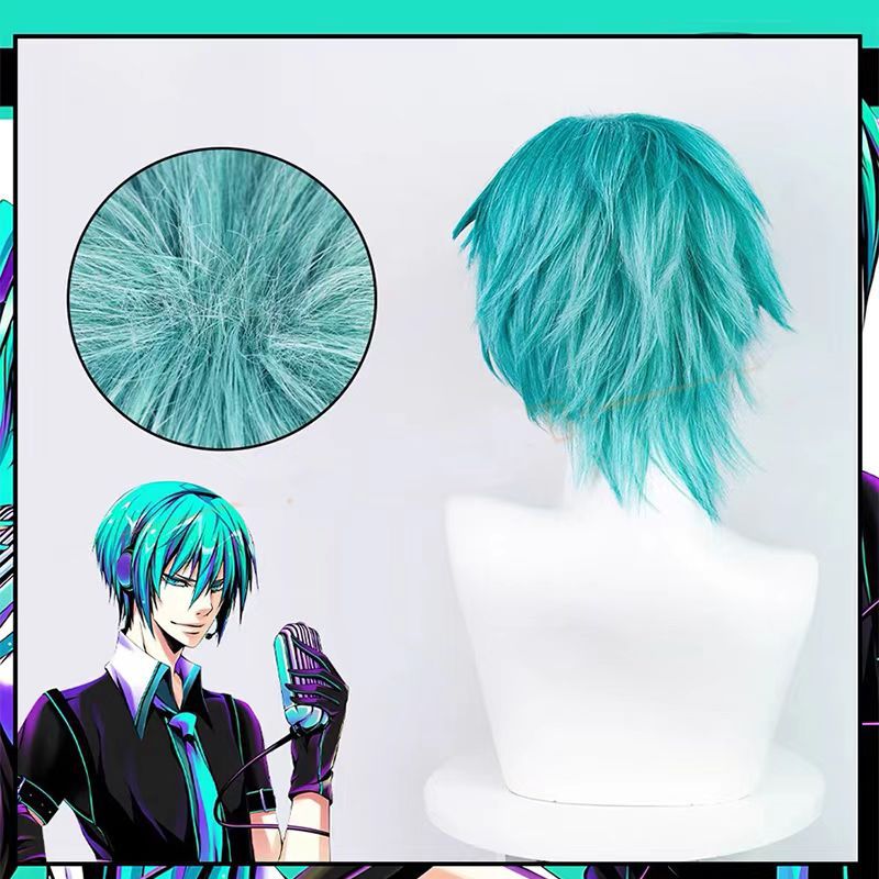 Парик для косплея Mikuo, синий – обзор и цена Anime Cosplay Blue Hair
