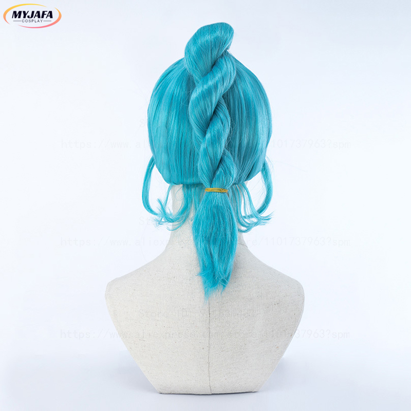 Bulma Косплей Парик Бурмума Па – обзор и цена Anime Cosplay Blue Hair