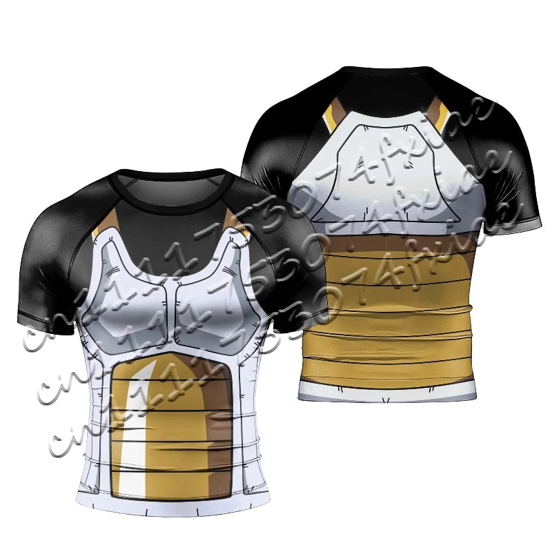 Мужская компрессионная футболк – обзор и цена Dragon Ball Saiyan Armor
