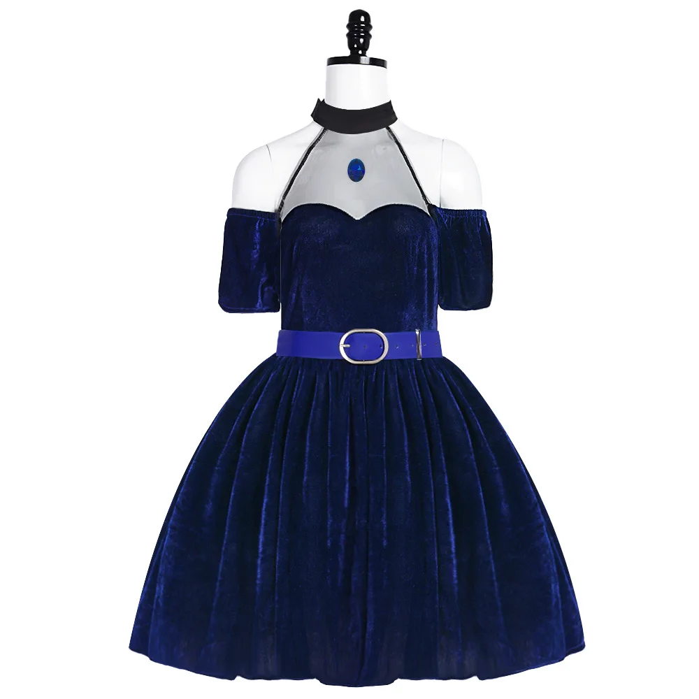 Костюм для косплея Mizi Sua из – обзор и цена Anime Cosplay Blue Hair