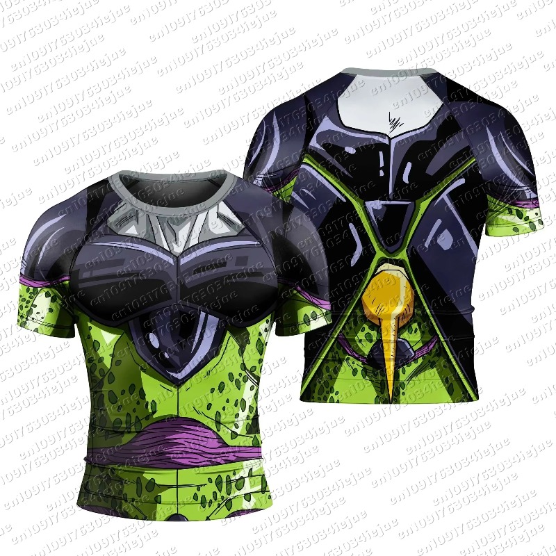 Летняя футболка оверсайз 2026  – обзор и цена Dragon Ball Saiyan Armor