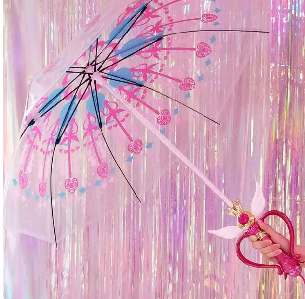 Прозрачный зонт «Принцесса Сей – обзор и цена Sailor Moon Wand